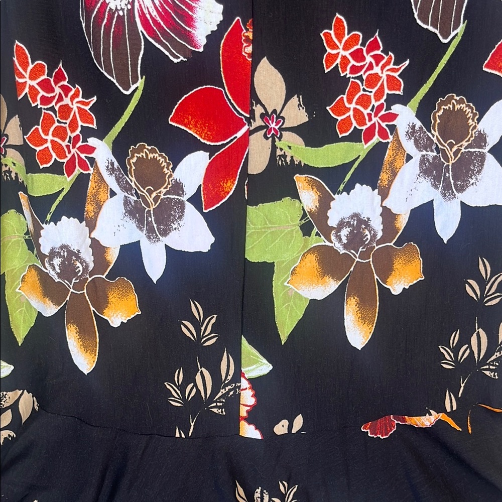 Y2K Caché Floral Halter Dress - Size 2 🌸 Stretchy & Backless - Picture 12 of 12